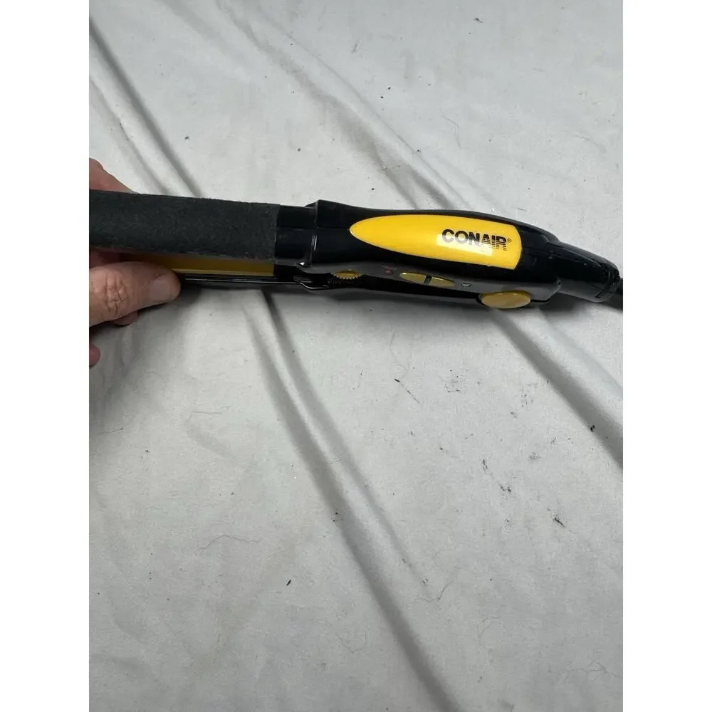 Conair Turbo Ceramic Hair Straightener Flat Iron Adjustable Temp Tested Works